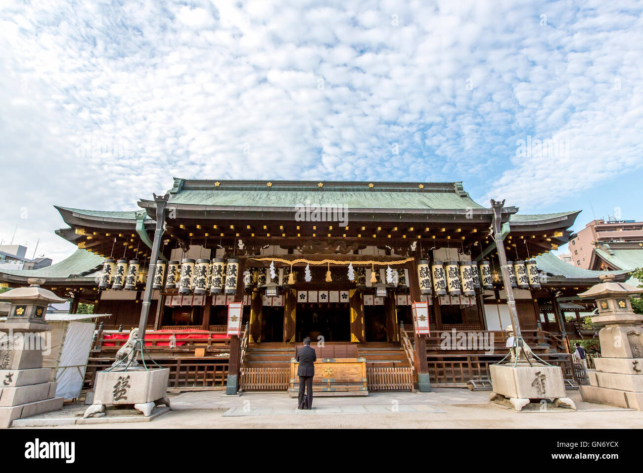 Tenmangu Shrine, Osaka, Japan Stock Photo