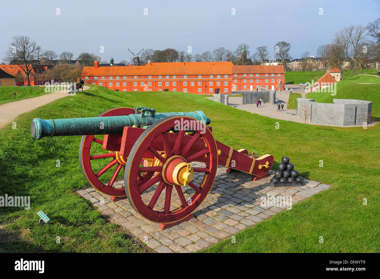 Kastellet Fortress, Copenhagen, Denmark Stock Photo