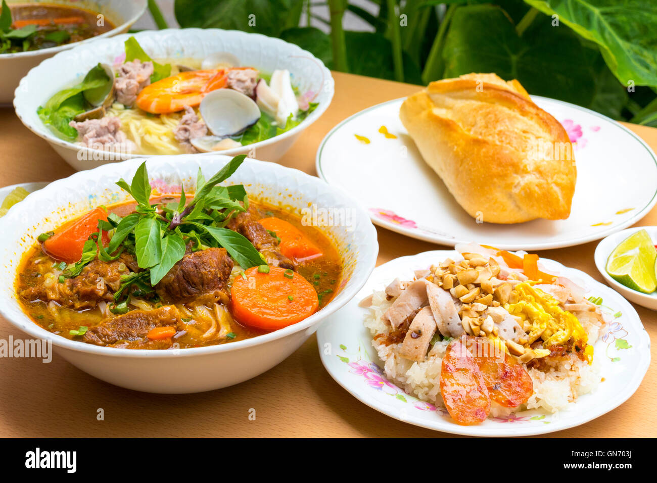 Vietnamese Cuisine, Taipei, Taiwan Stock Photo