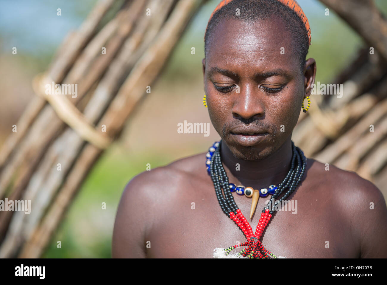 Portrait of Hamer tribe, Turmi, Omo Valley - Ethiopia Stock Photo - Alamy
