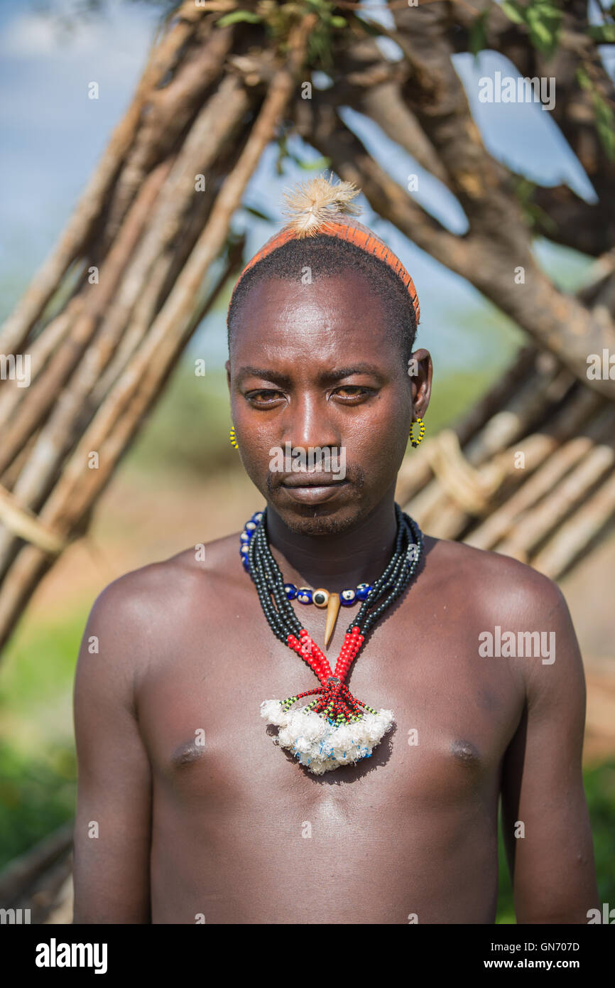 Portrait of Hamer tribe, Turmi, Omo Valley - Ethiopia Stock Photo - Alamy