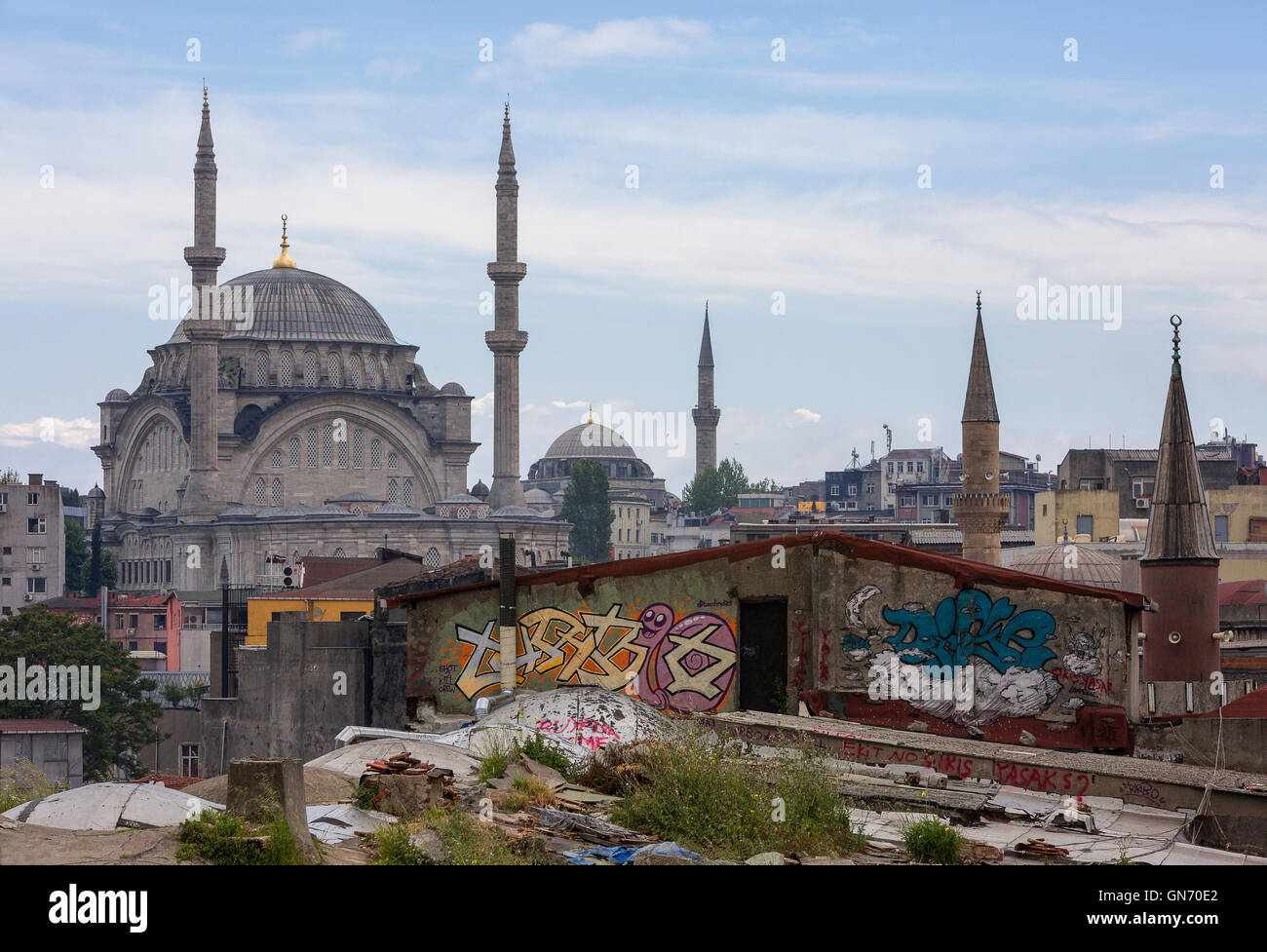 Minarets of Istanbul Stock Photo