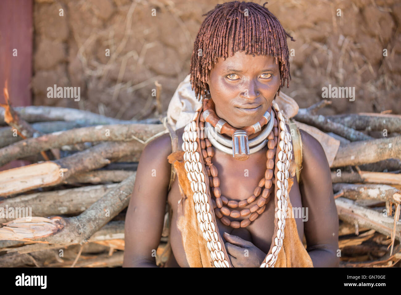 Portrait of Hamer tribe, Turmi, Omo Valley - Ethiopia Stock Photo - Alamy