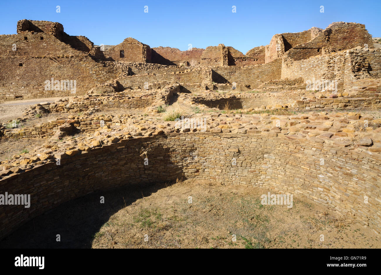 Chaco Culture National Historical Park Stock Photo