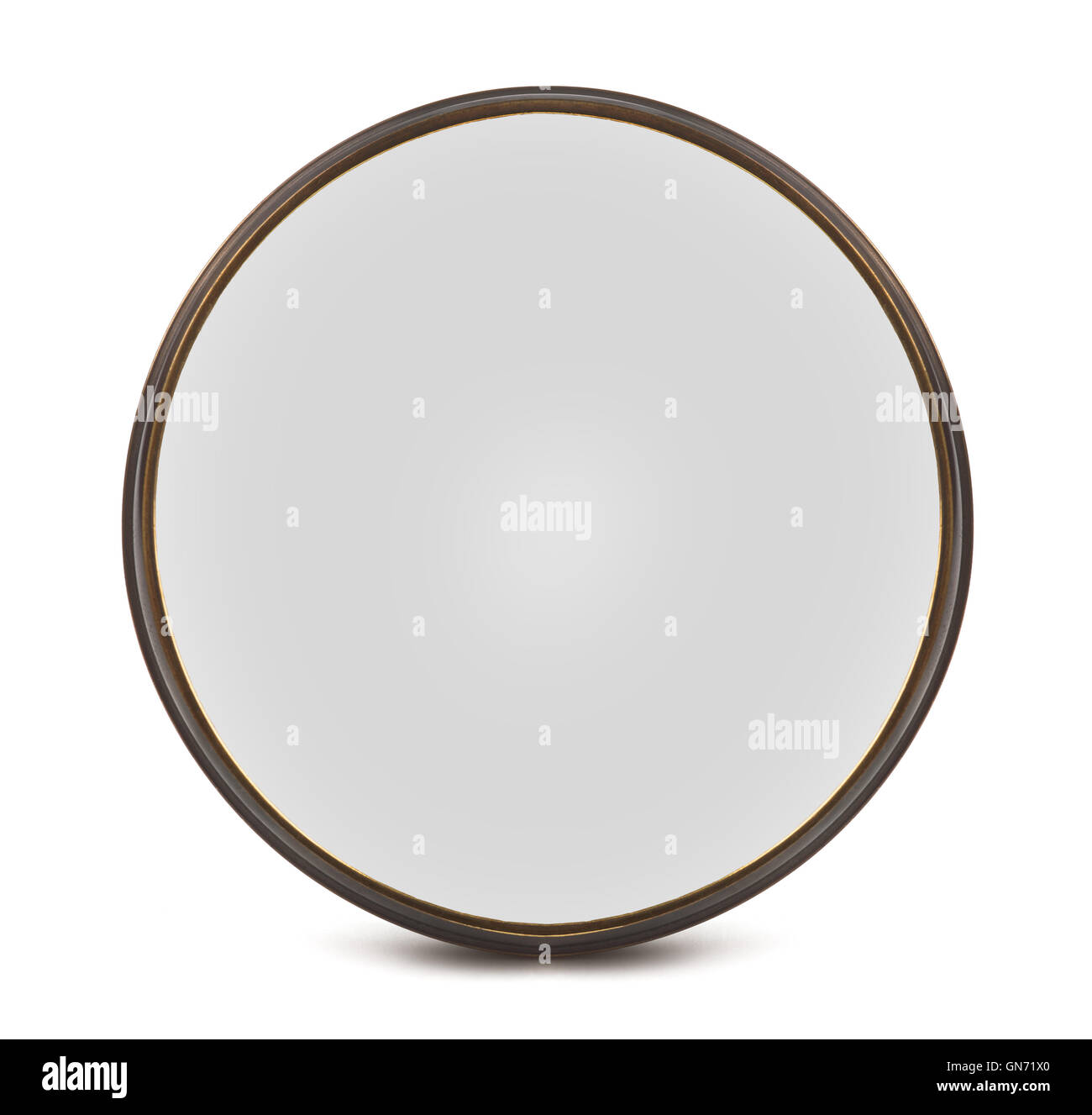 Vintage optical filter isolated on white background Stock Photo