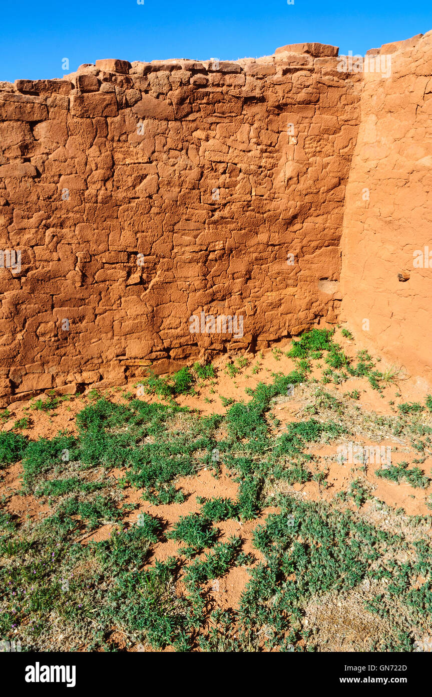 Abo Ruins at Salinas Pueblo Missions National Monument Stock Photo
