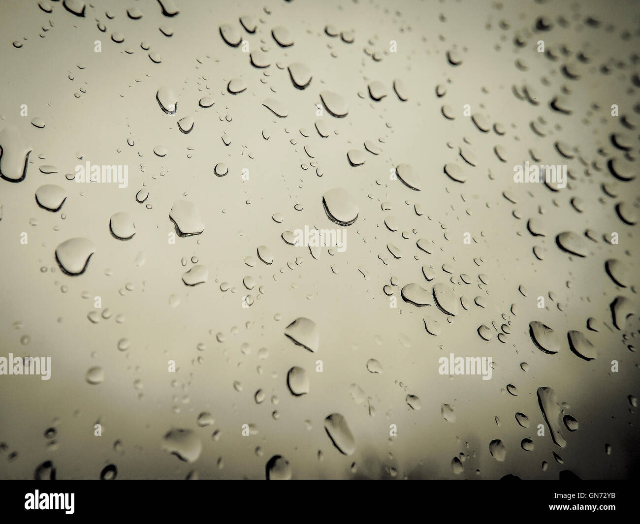 rain on window background Stock Photo