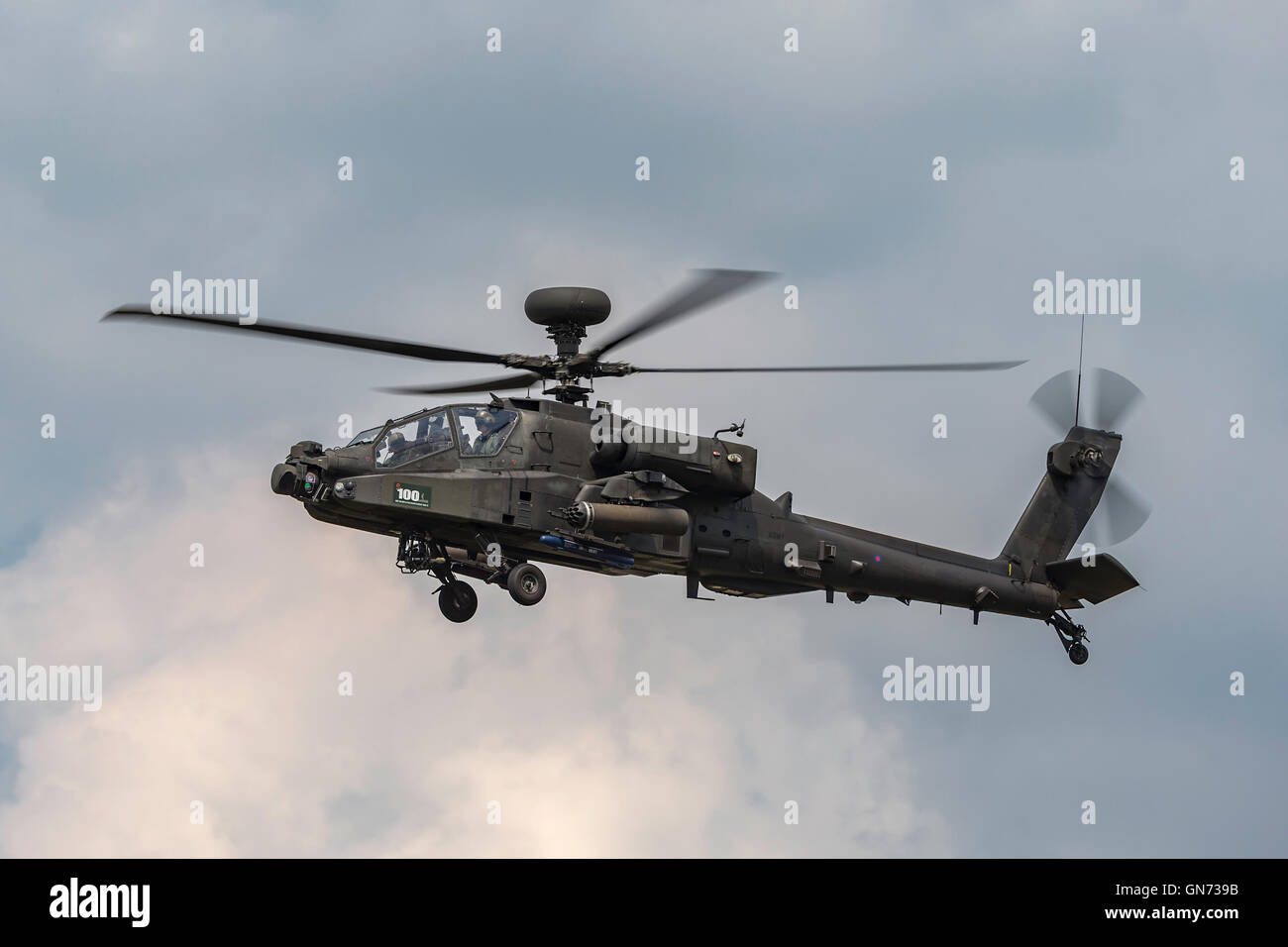 Royal Army Air Corps Westland WAH-64D Apache attack helicopter Stock Photo