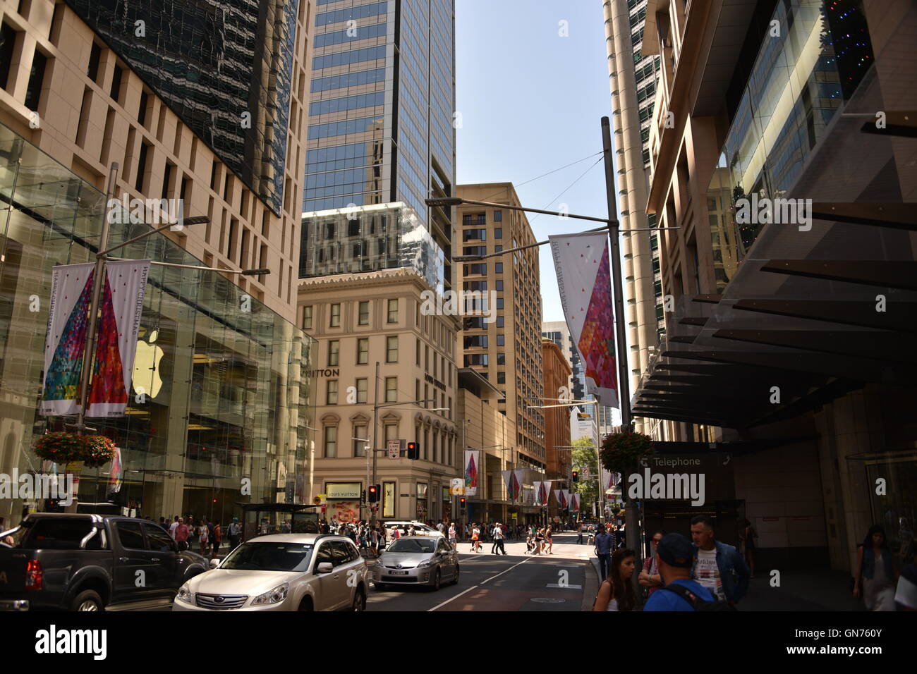 George Street, Sydney, Australia Stock Photo