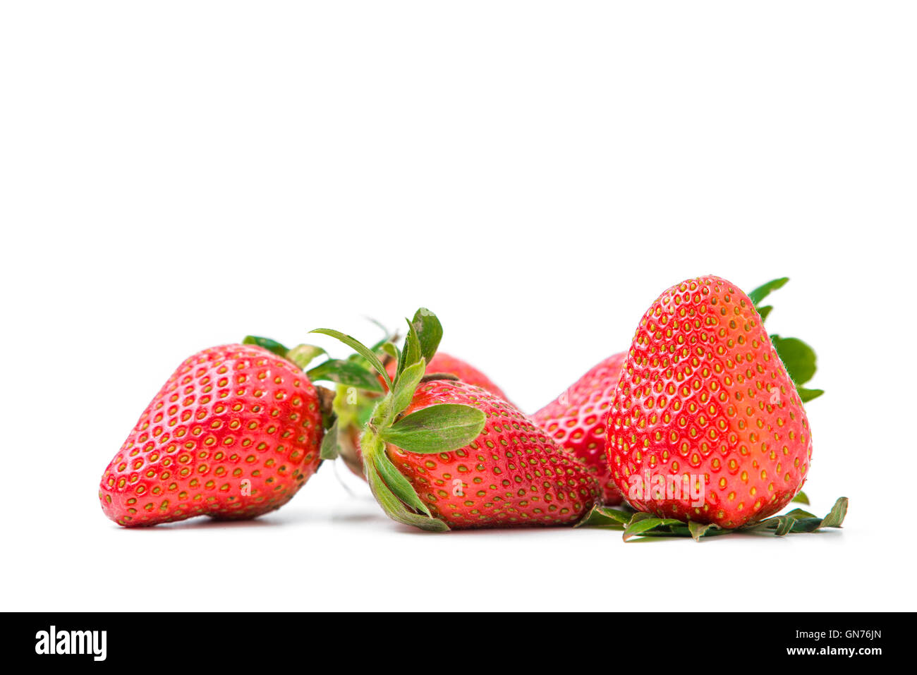 strawberry isolated on white background Stock Photo - Alamy