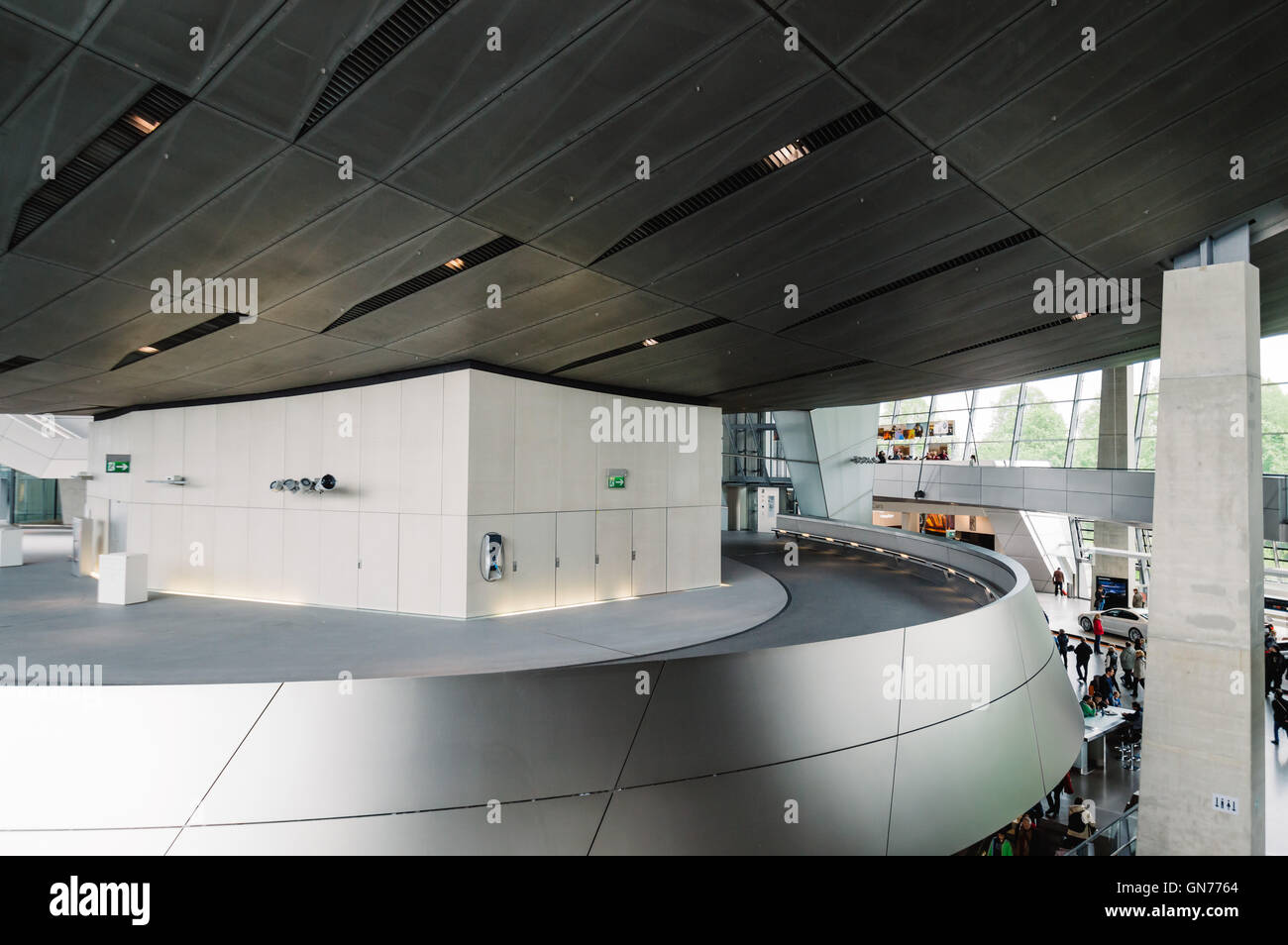 Munich bmw welt interior museum hi-res stock photography and images - Alamy