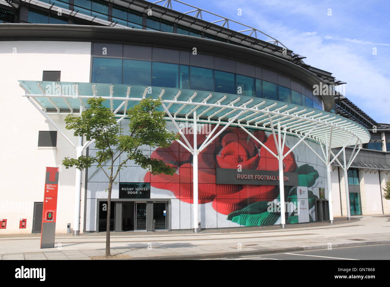 Rugby House, Twickenham Stadium, Greater London, England, Great Britain, United Kingdom UK, Europe Stock Photo