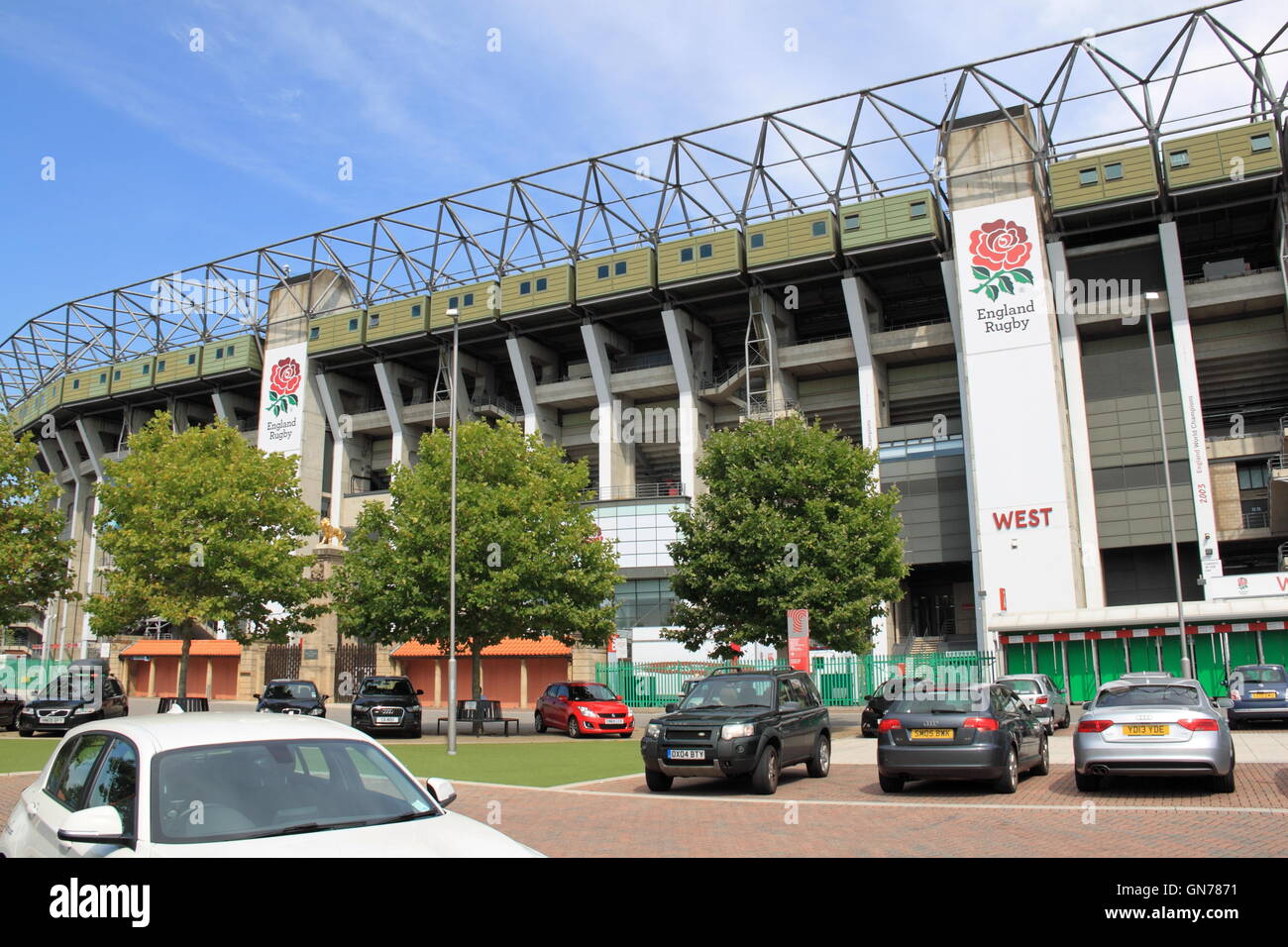 West Stand, Twickenham Stadium, Greater London, England, Great Britain, United Kingdom UK, Europe Stock Photo