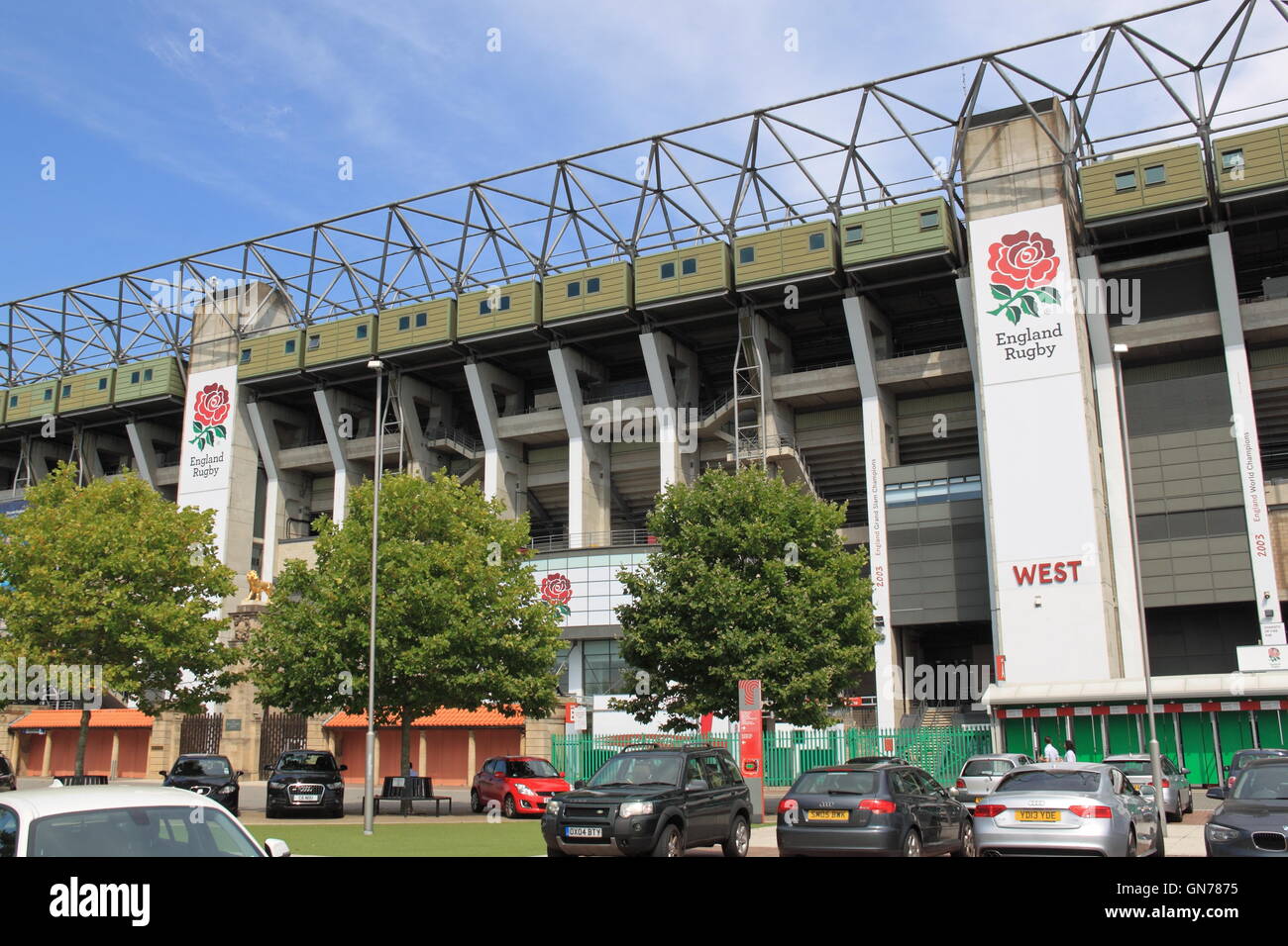 West Stand, Twickenham Stadium, Greater London, England, Great Britain, United Kingdom UK, Europe Stock Photo