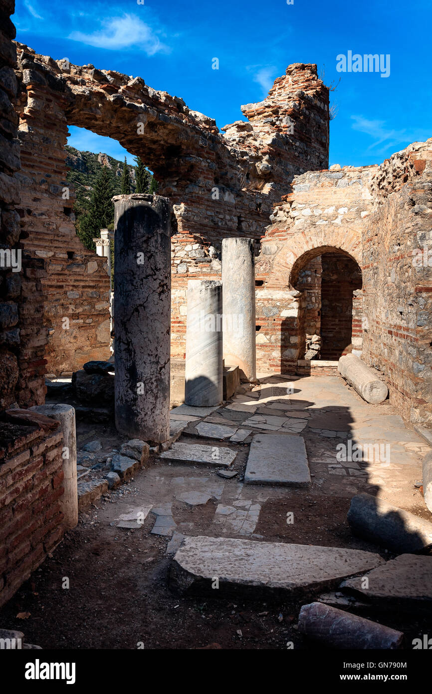 Ruins of Ephesus Stock Photo