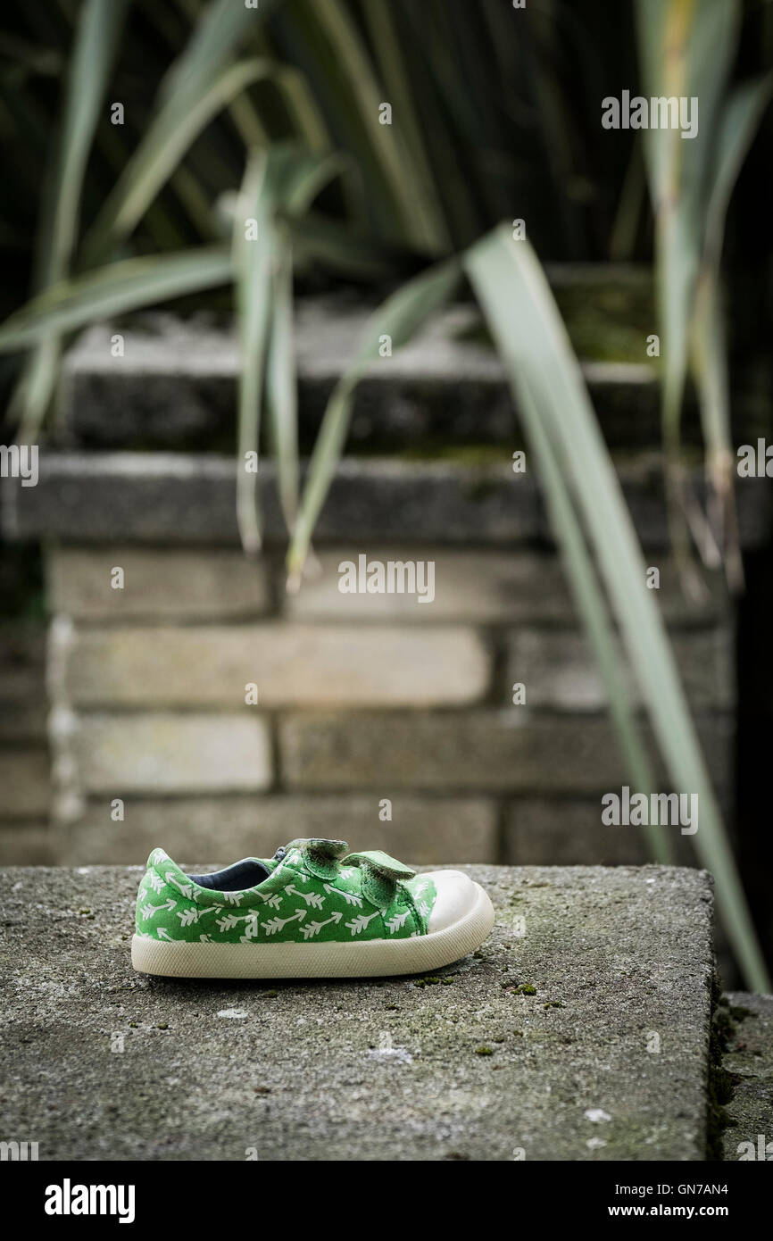 A lost shoe. Stock Photo