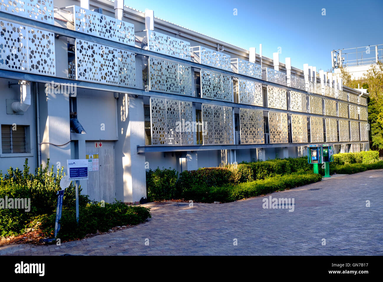 Polymer Science (Polimeerwetenskap) building at Stellenbosch University, South Africa Stock Photo
