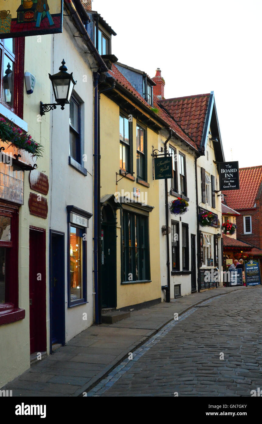 Old town centre, Whitby, East Coast, North Yorkshire, England, United