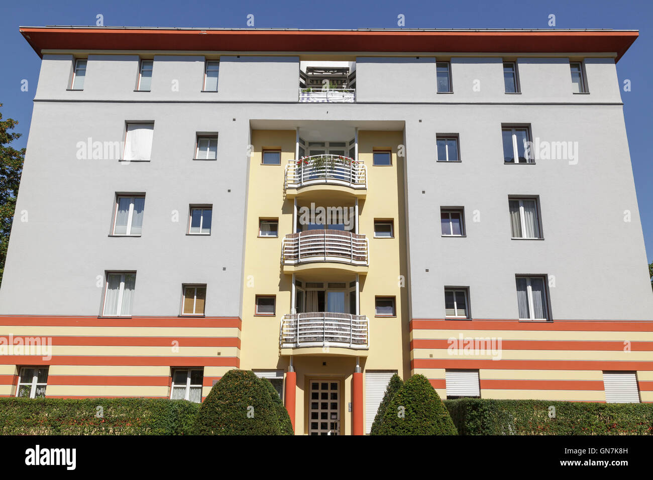 Rauchstrasse 4,  architects Francy Valentiny und Hubert Hermann, part of the IBA Internationale Bauausstellung 1987, Berlin, Ger Stock Photo