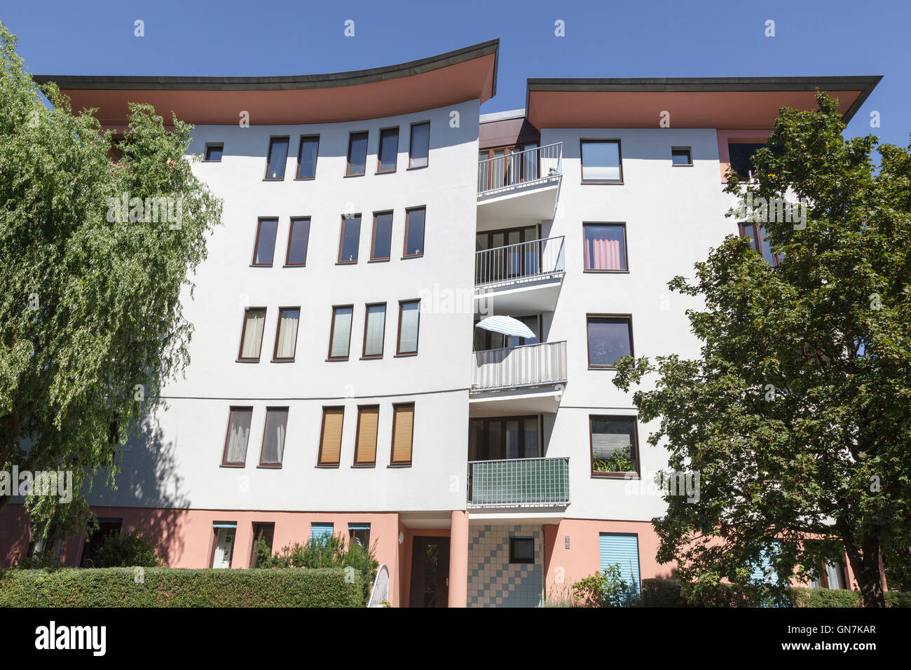 Rauchstrasse 5, architect Hans Hollein, part of the IBA Internationale Bauausstellung 1987, Berlin, Germany Stock Photo