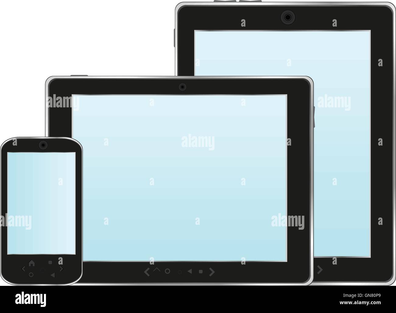 3d smartphone digital tablet Stock Vector Images - Alamy