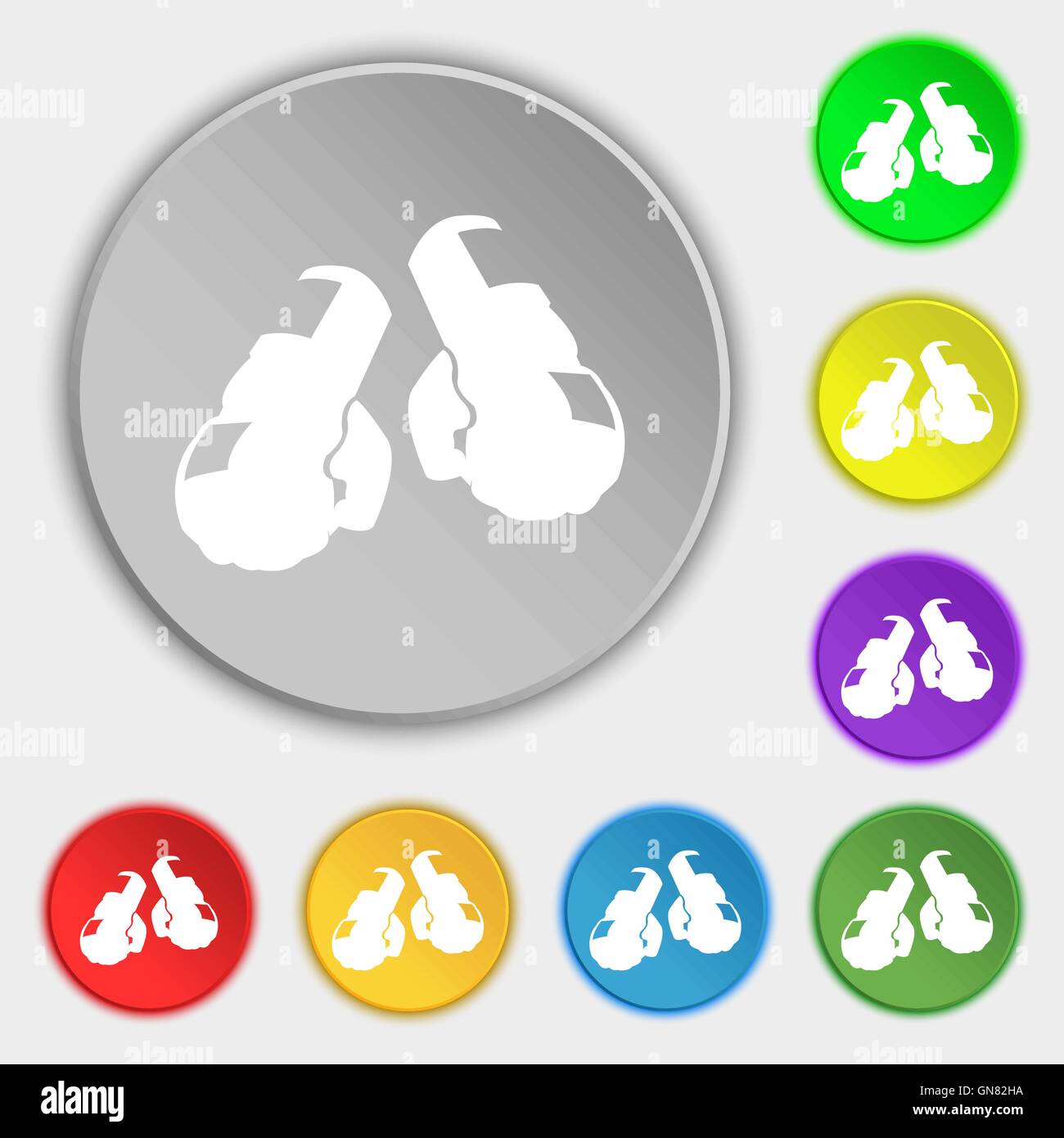 Hand boxing gloves on hi-res stock photography and images - Alamy
