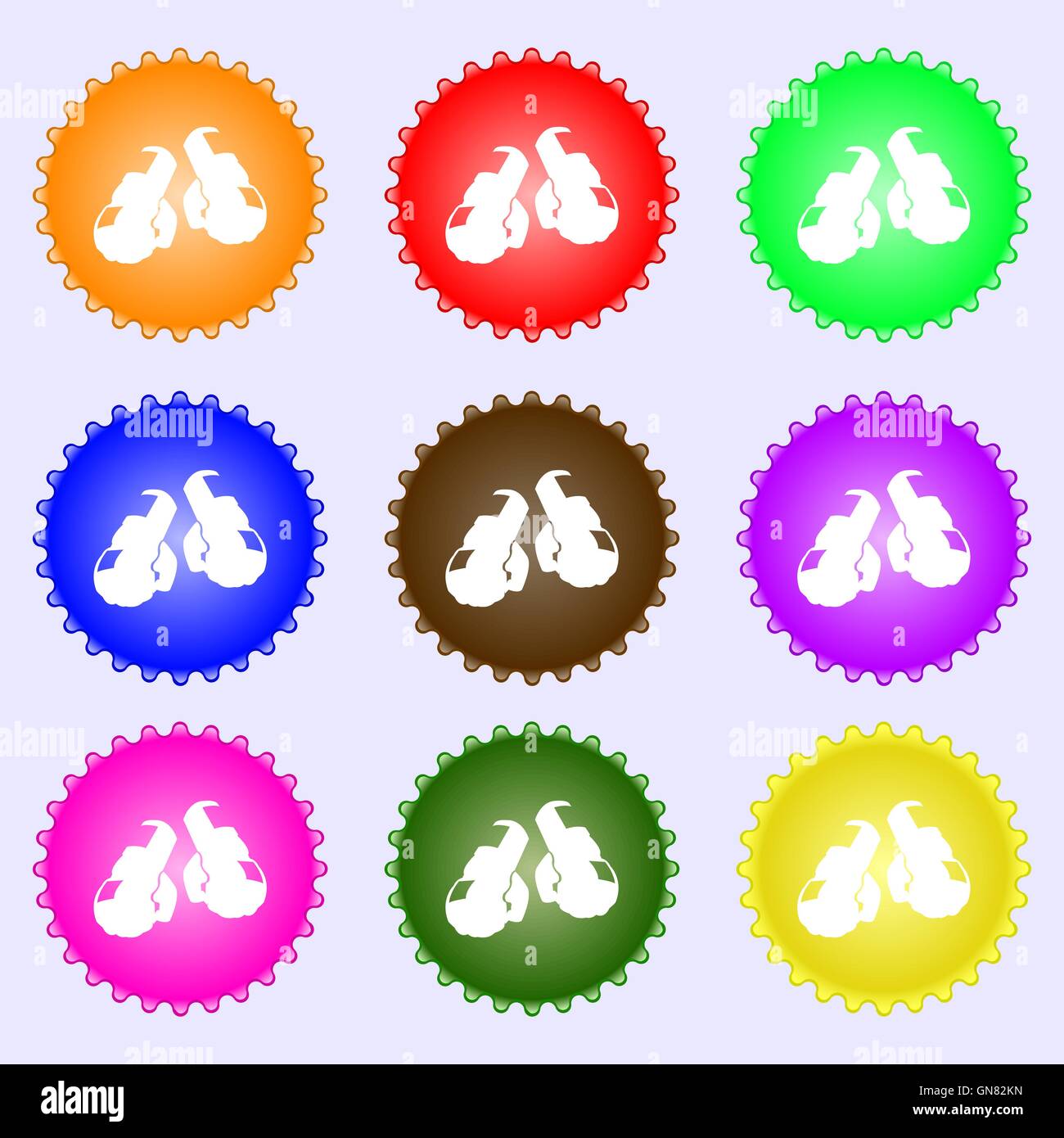 High impact boxing Stock Vector Images - Alamy