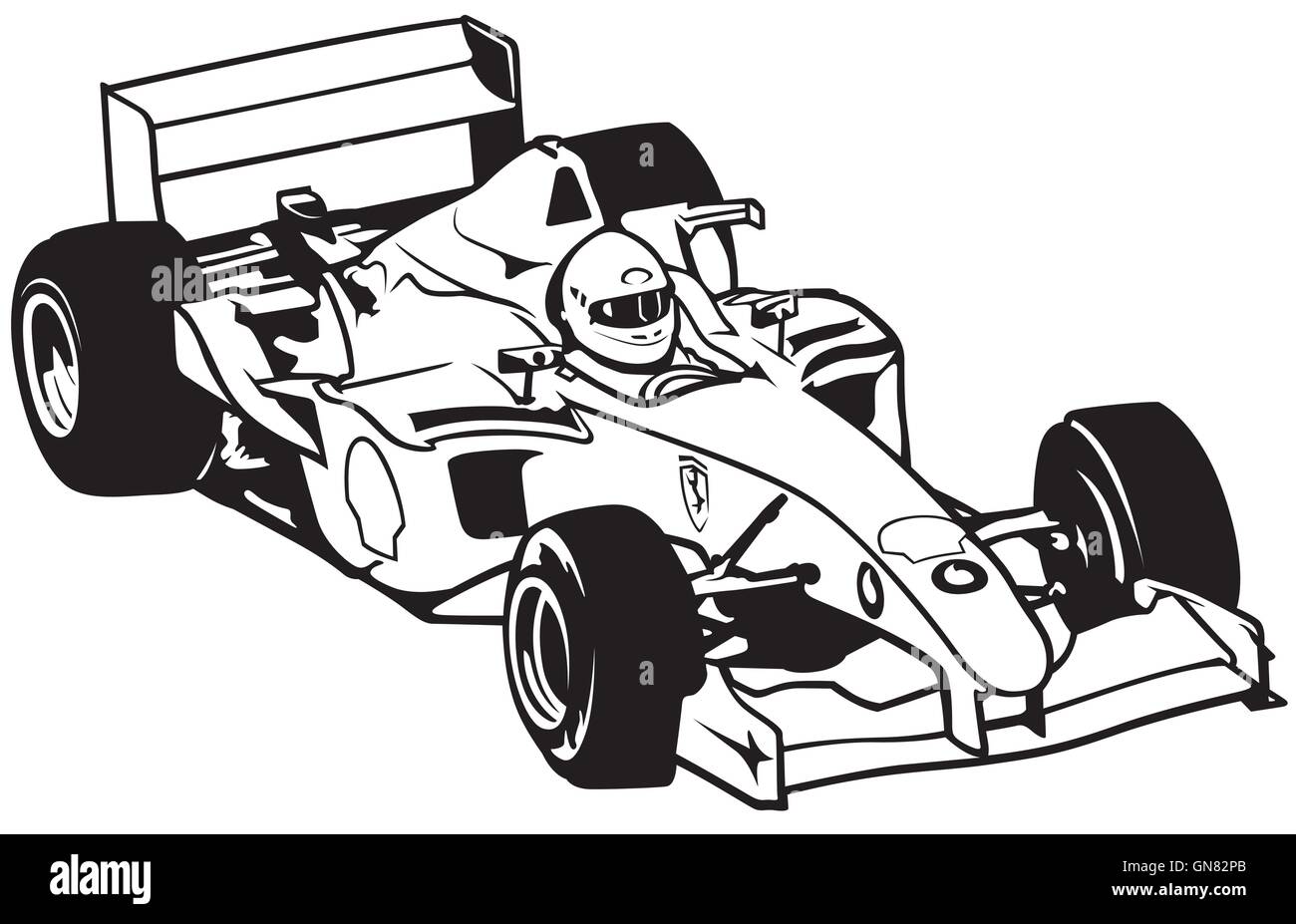 Formula One Stock Vector