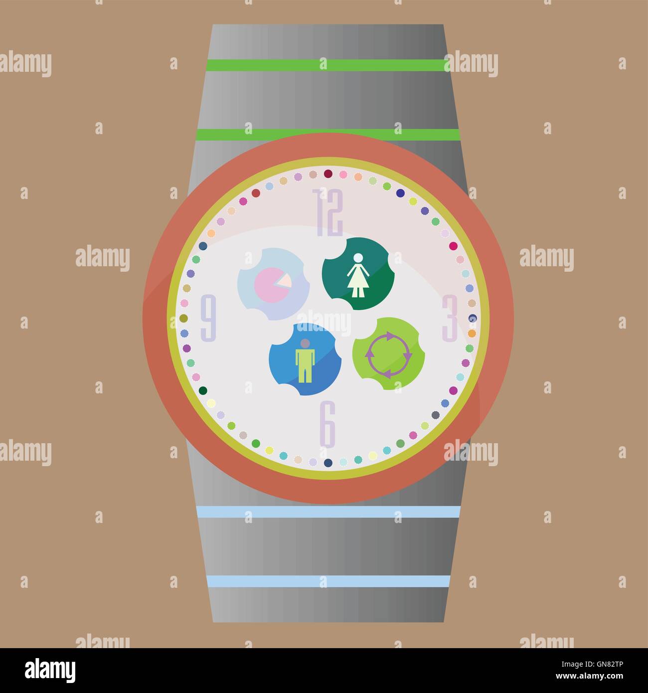 Flat icons set for Web and Mobile Applications vector illustration ...