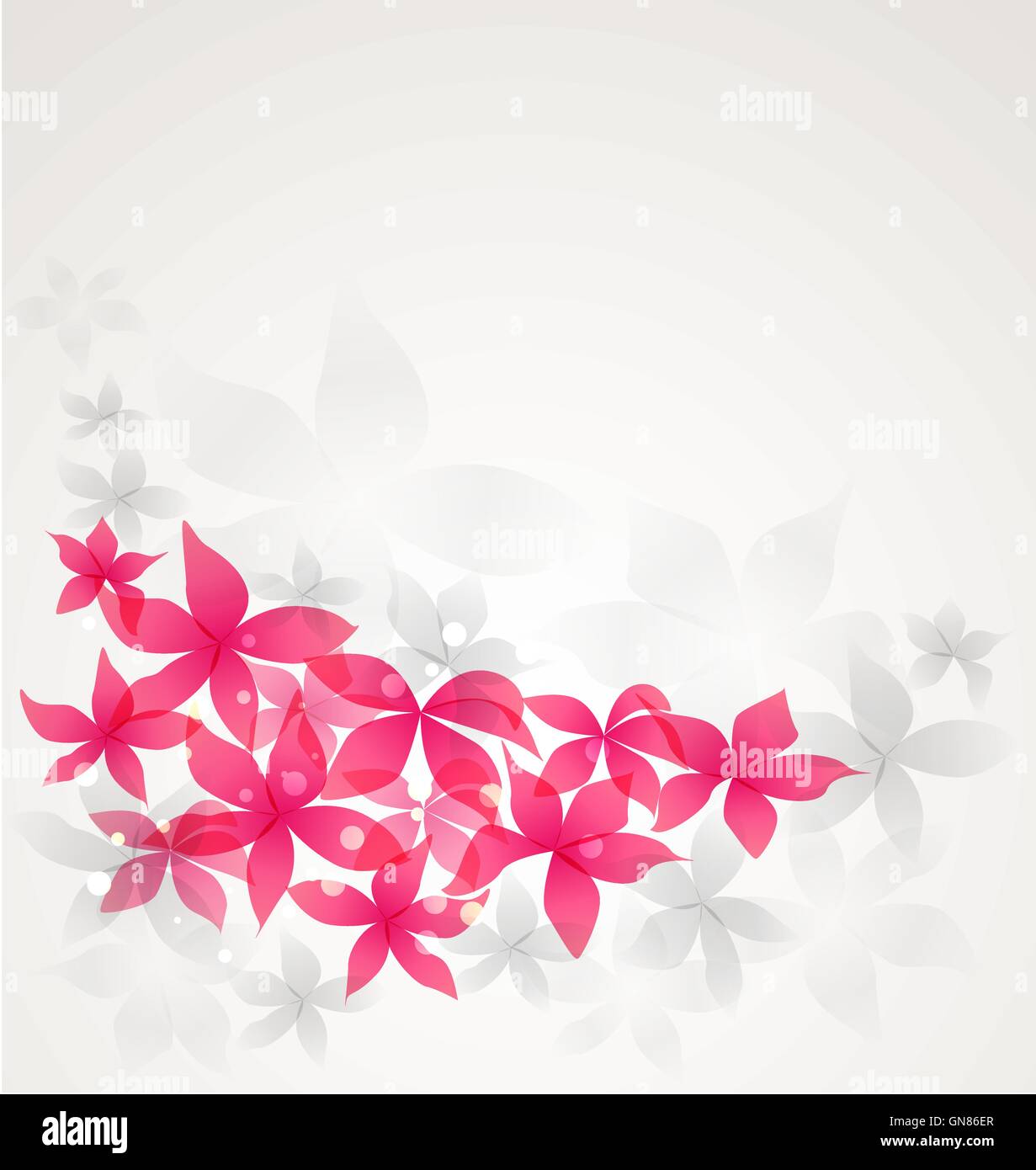 Vector Abstract flowers Stock Vector Image & Art - Alamy
