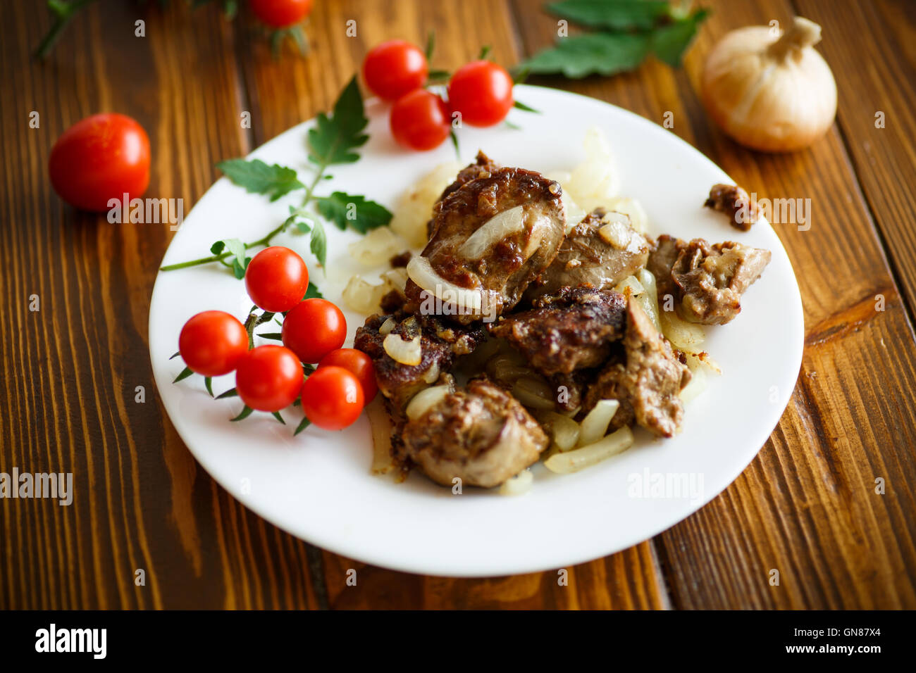 Chicken liver and gizzard hi-res stock photography and images - Alamy