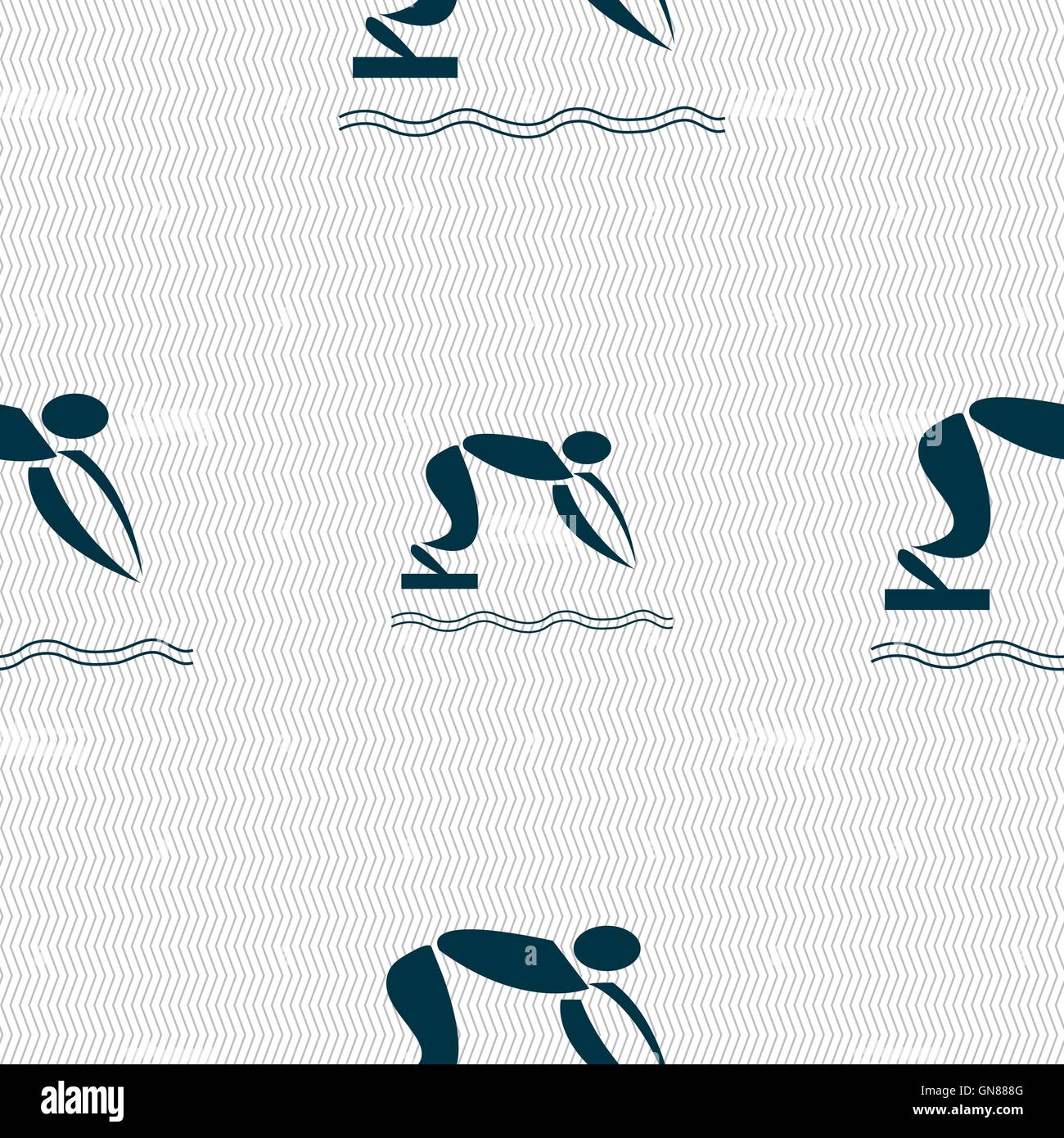 Diver diving board pool Stock Vector Images - Alamy