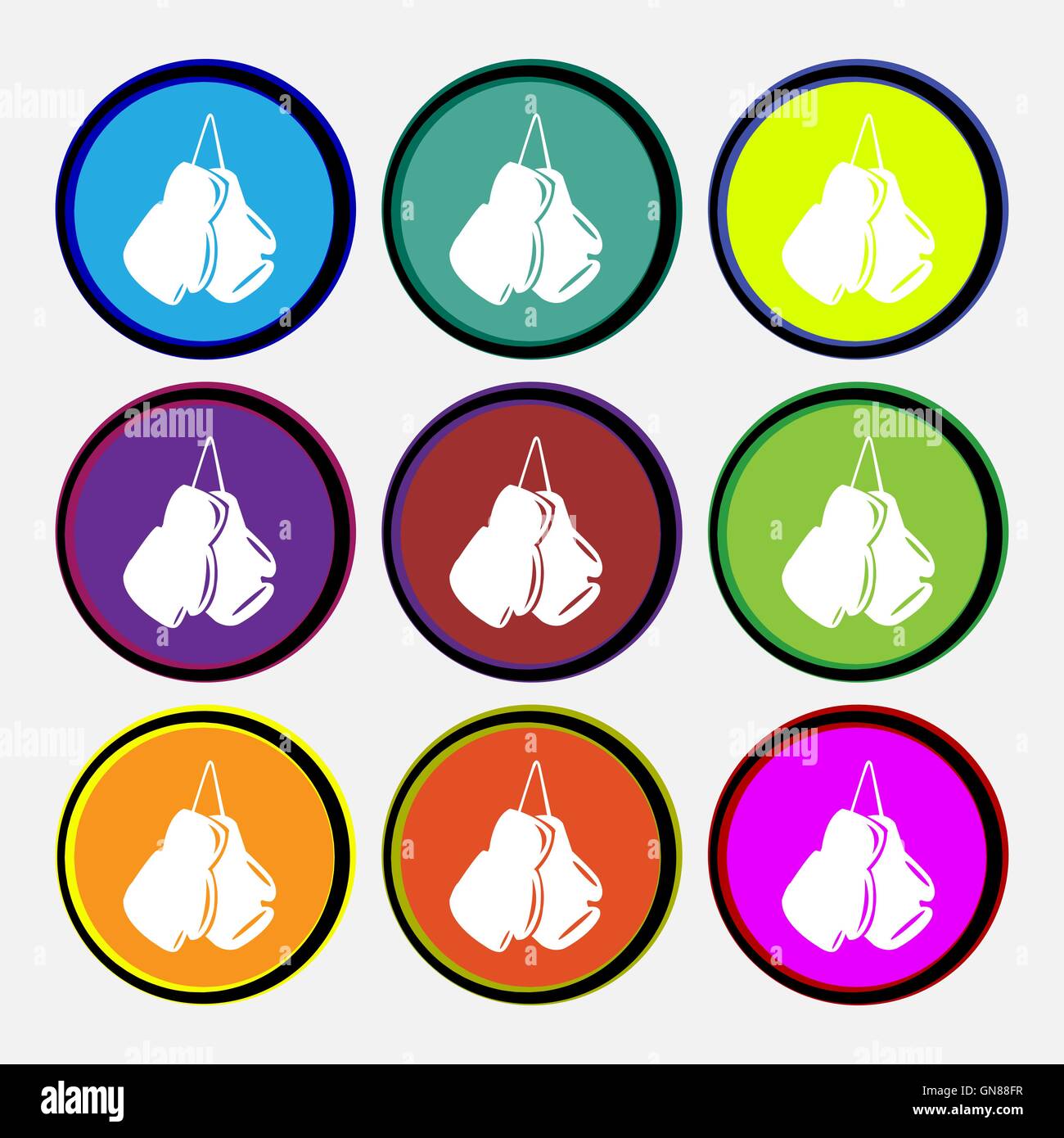 Multi boxing Stock Vector Images - Alamy