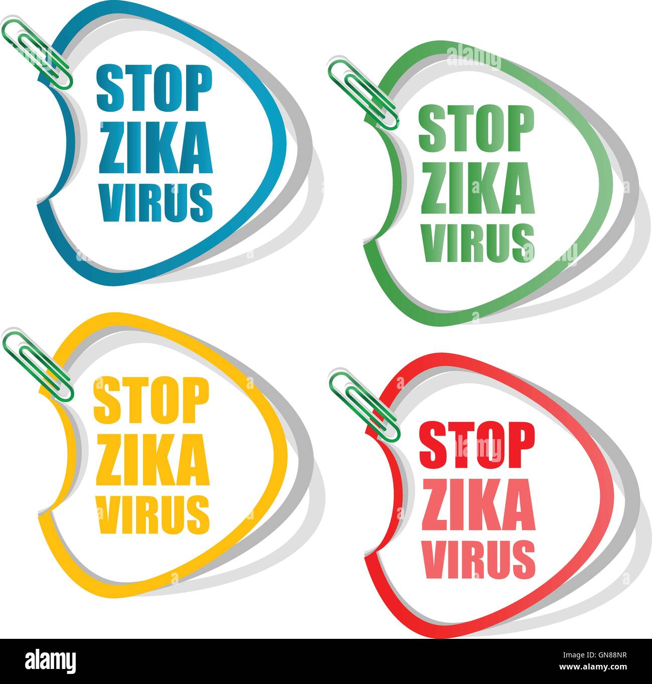 Zika Virus as a Danger Concept Art vector illustration Stock Vector ...