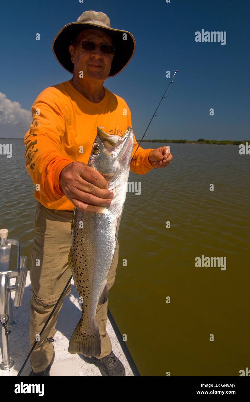 Big "Gator" trout are often caught in Florida's Mosquito Lagoon and