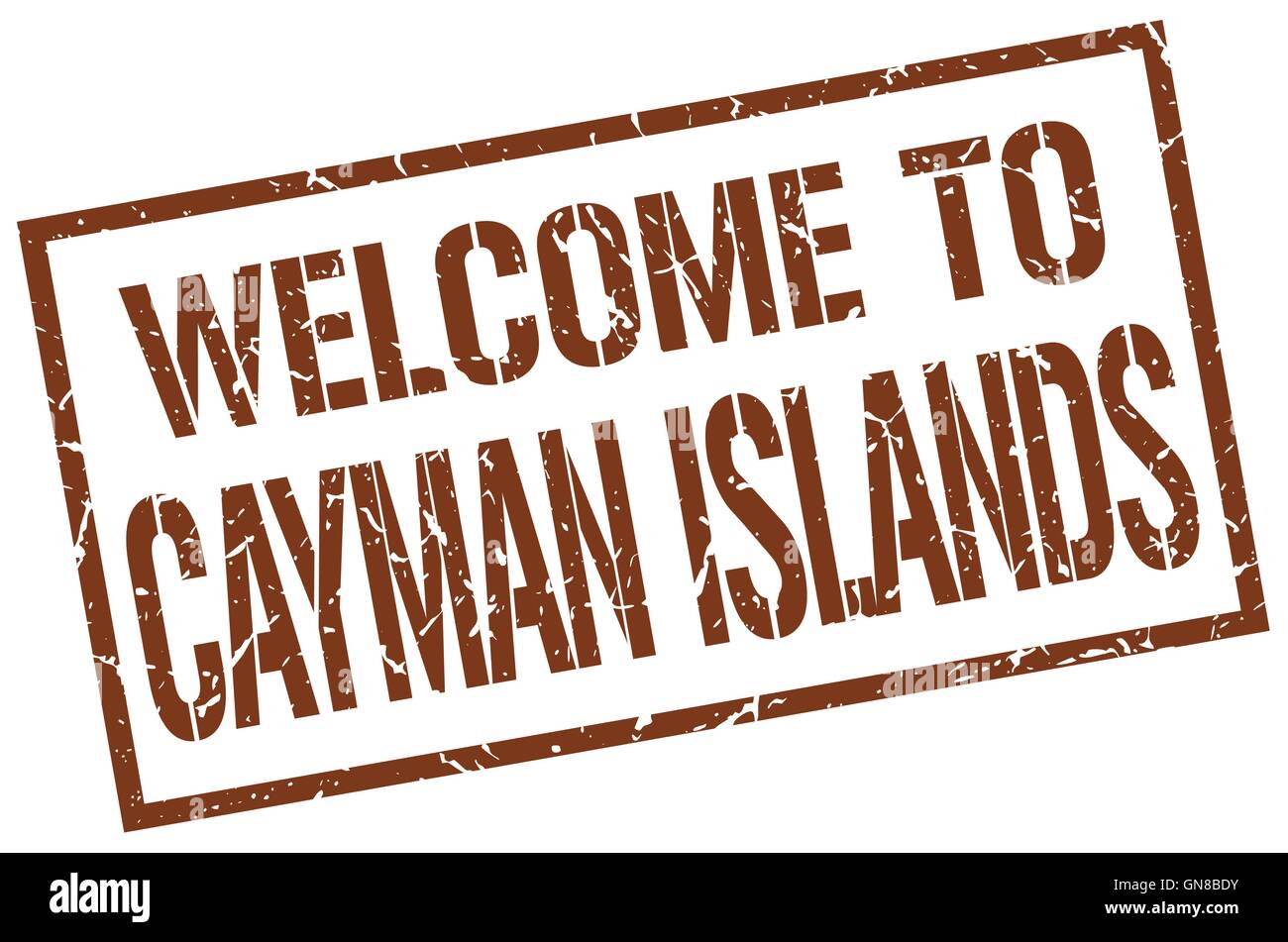 welcome to Cayman Islands stamp Stock Vector Image & Art - Alamy