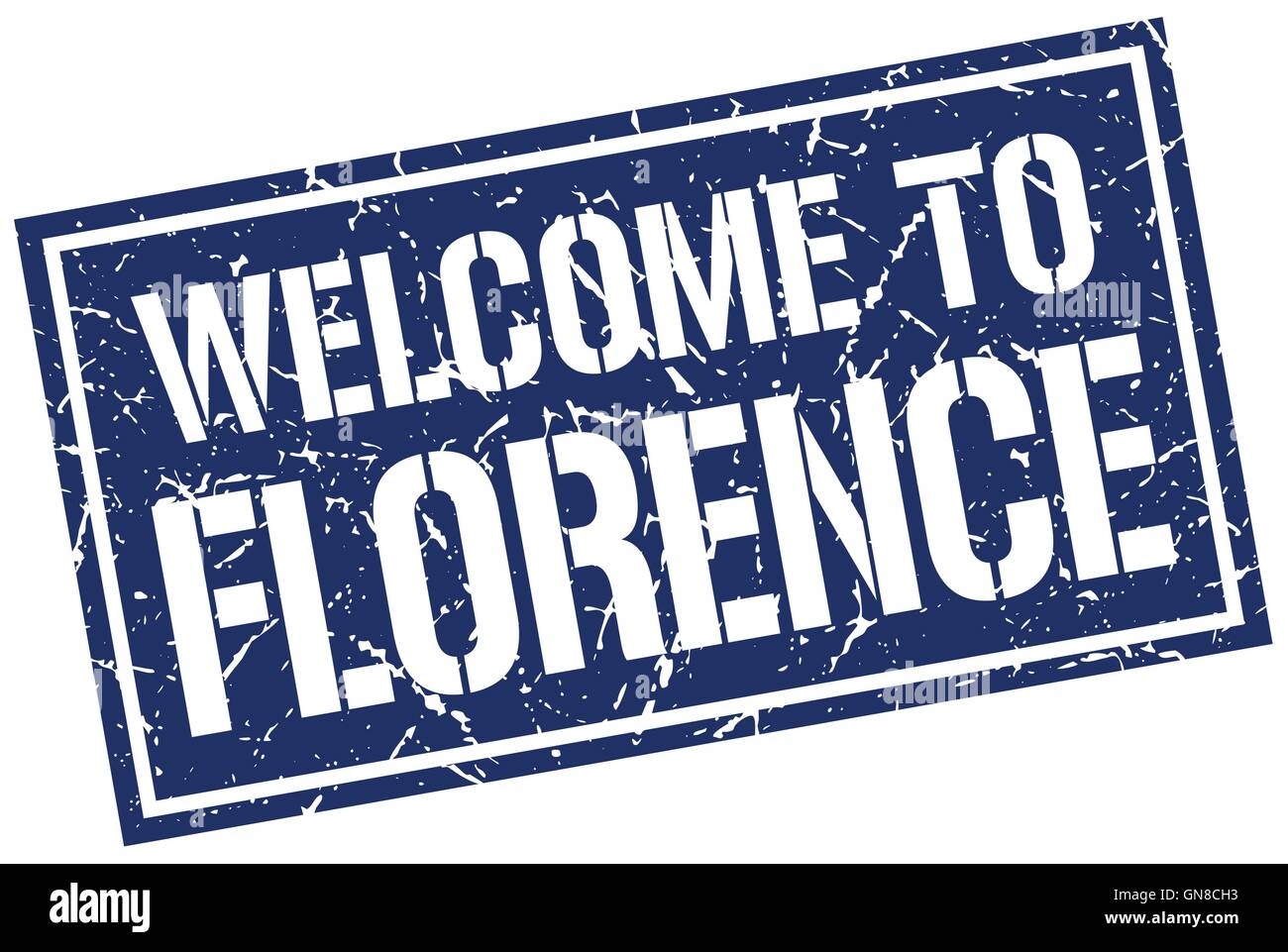 welcome to Florence stamp Stock Vector Image & Art - Alamy