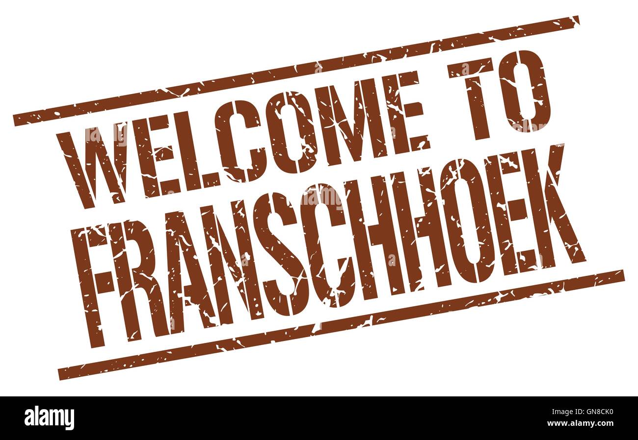 to Franschhoek stamp Stock Vector Image & Art Alamy