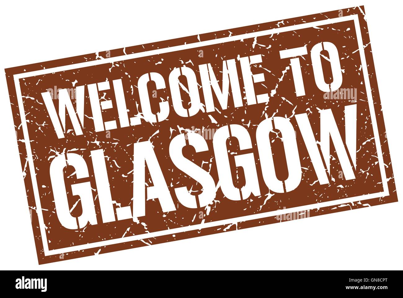 to Glasgow stamp Stock Vector Image & Art Alamy