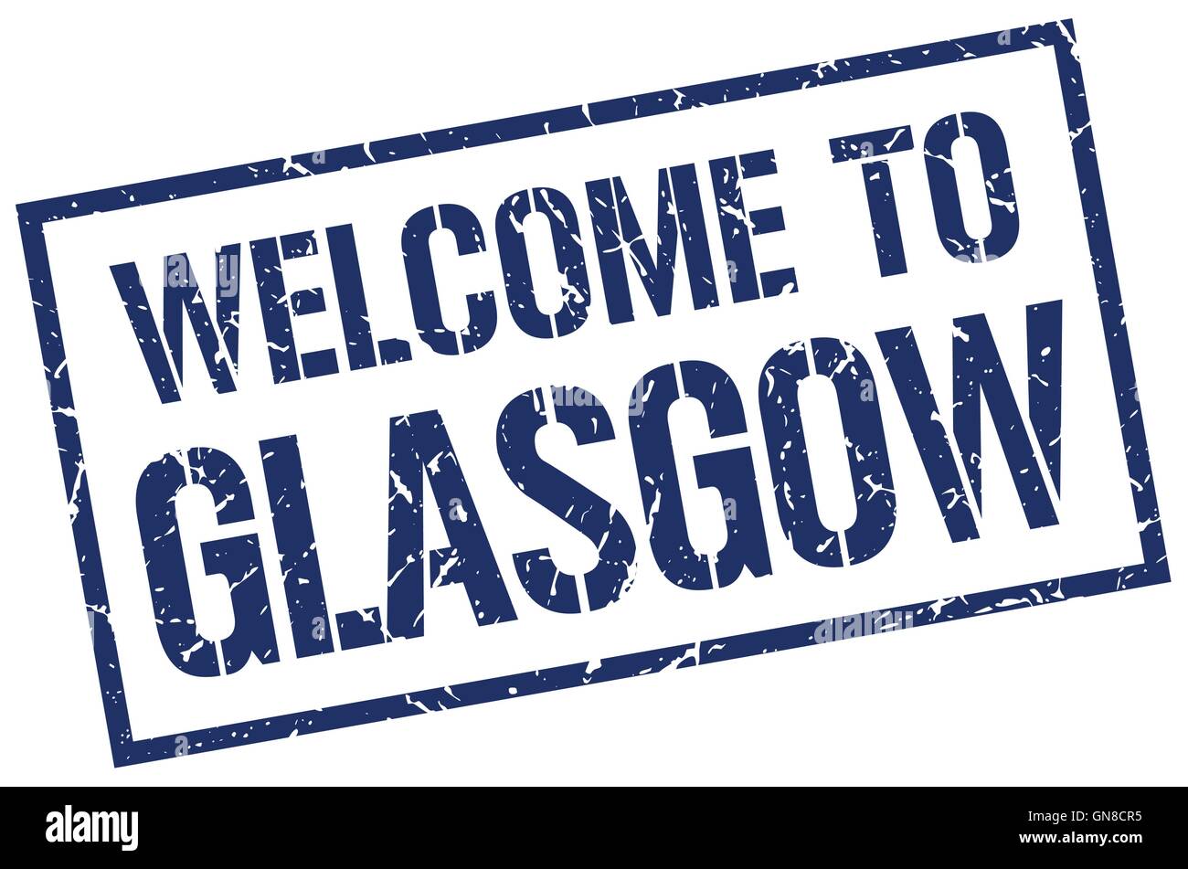 to Glasgow stamp Stock Vector Image & Art Alamy