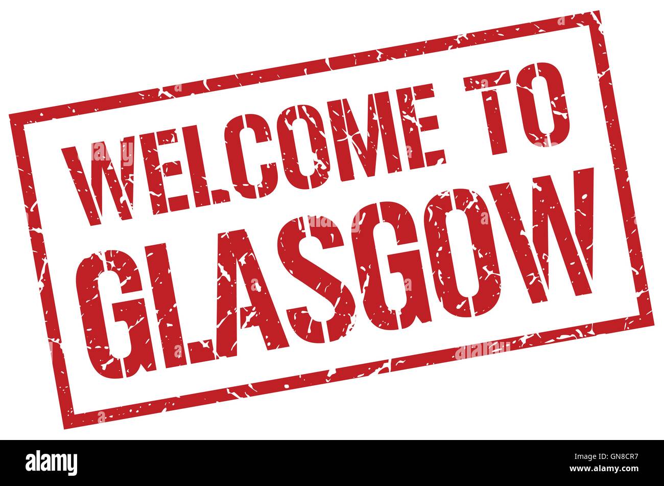 to Glasgow stamp Stock Vector Image & Art Alamy