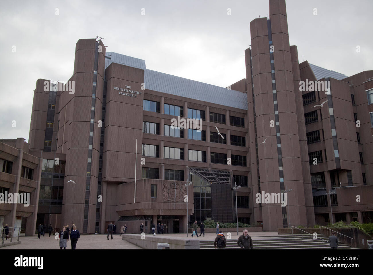 The Queen Elizabeth II law courts featuring Liverpool Crown Court