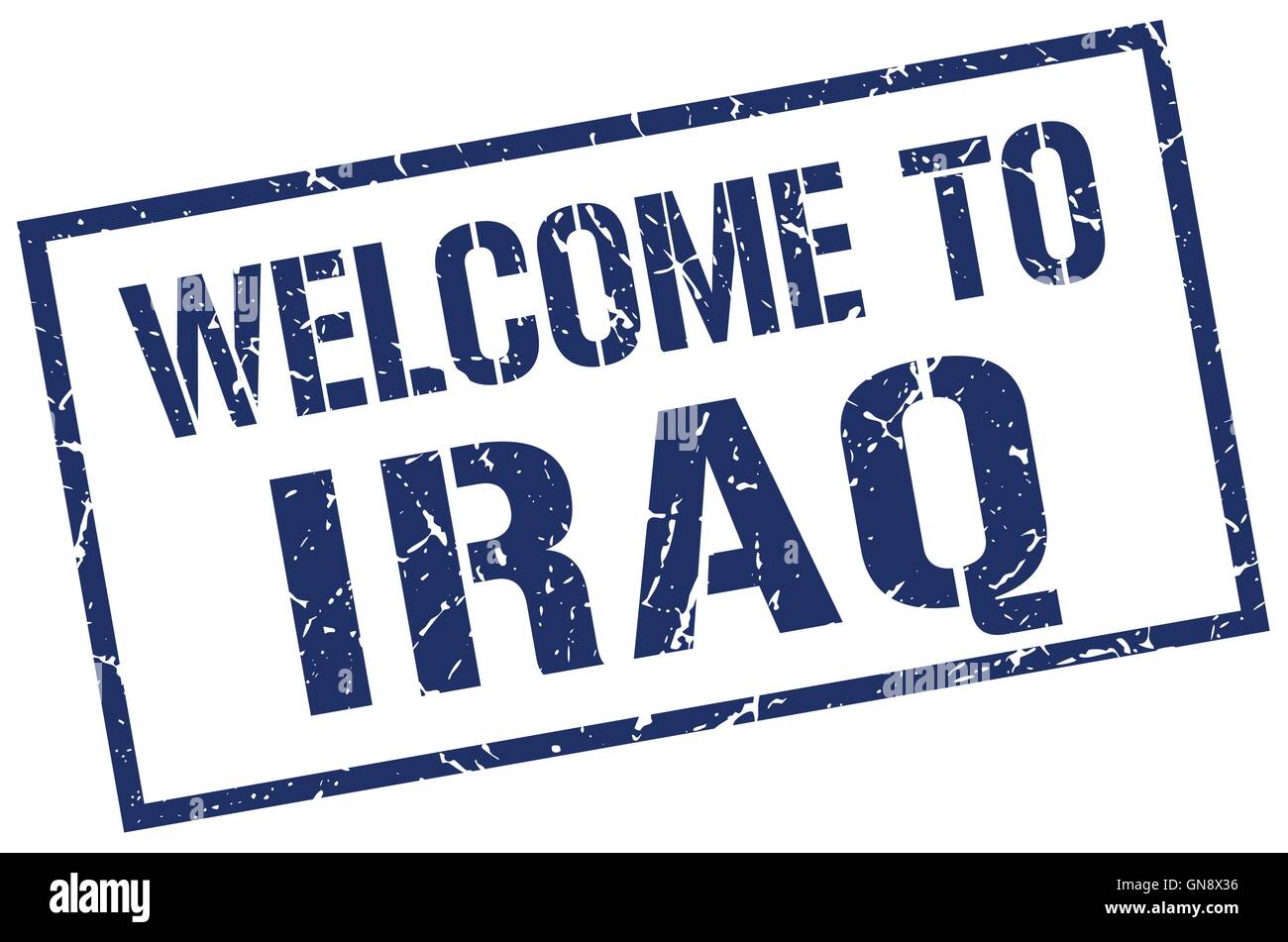welcome to Iraq stamp Stock Vector Image & Art - Alamy