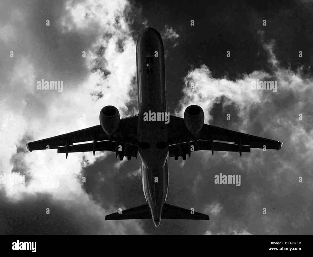 Landing: Different Light Stock Photo