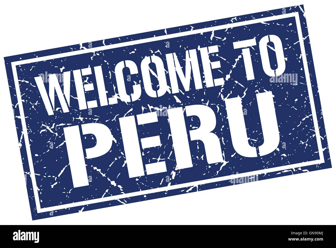 welcome to Peru stamp Stock Vector Image & Art - Alamy