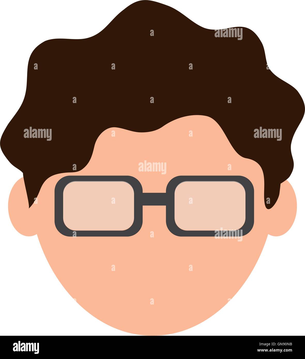 man head glasses avatar design Stock Vector Image & Art Alamy