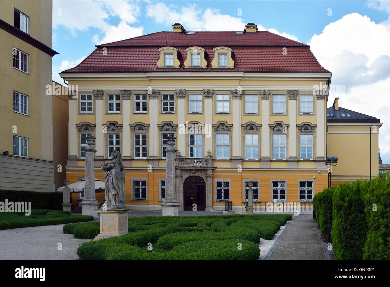 Royal Palace of Wroclaw in Poland - Palac Krolewski. Stock Photo