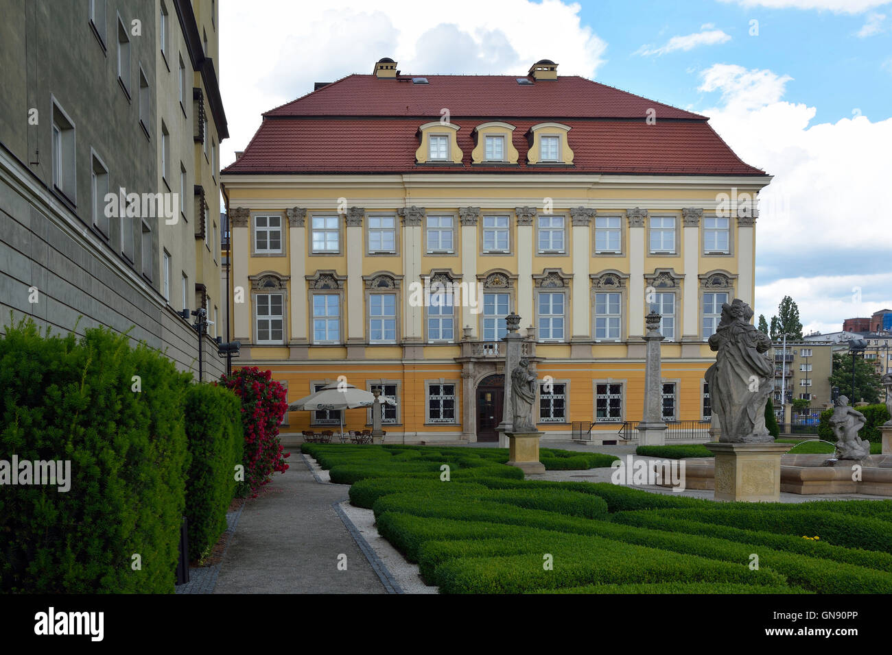 Royal Palace of Wroclaw in Poland - Palac Krolewski. Stock Photo