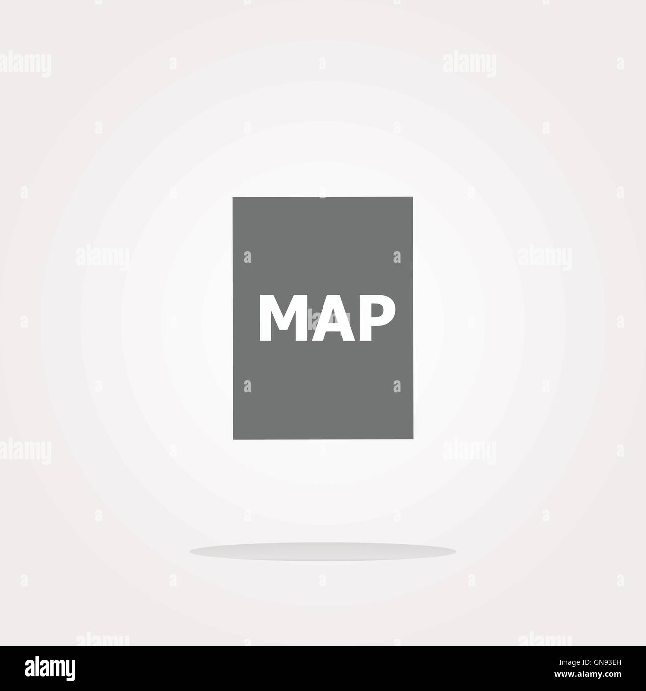 vector map icon web button with map Stock Vector Image & Art - Alamy