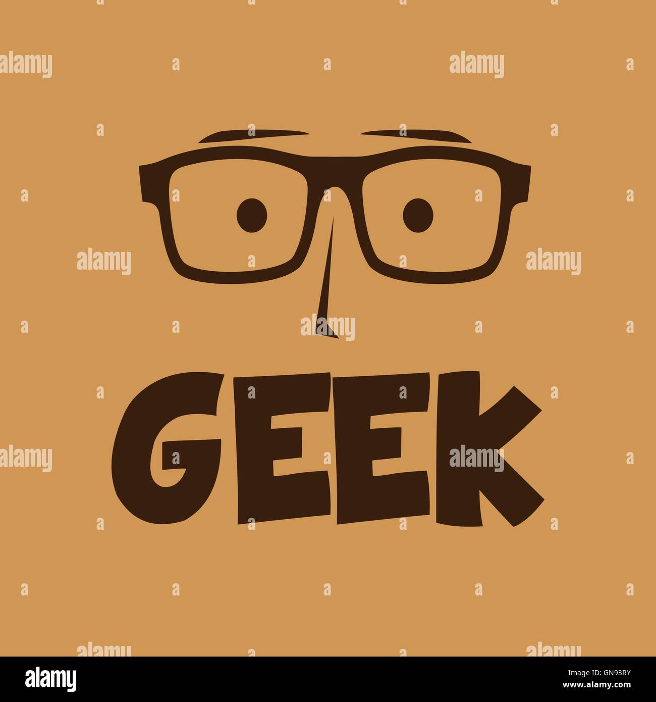 Geek man Stock Vector Images Alamy